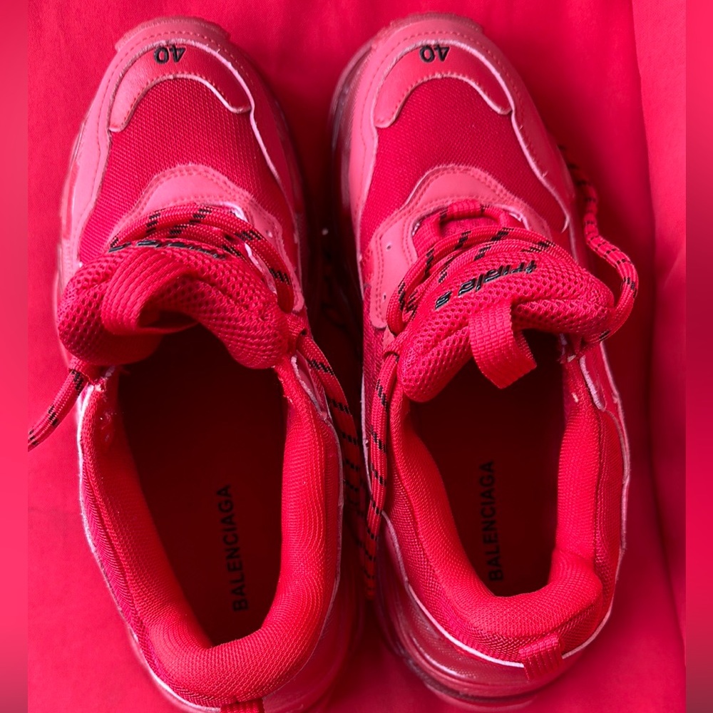 Balenciaga Triple s clear sole sneakers